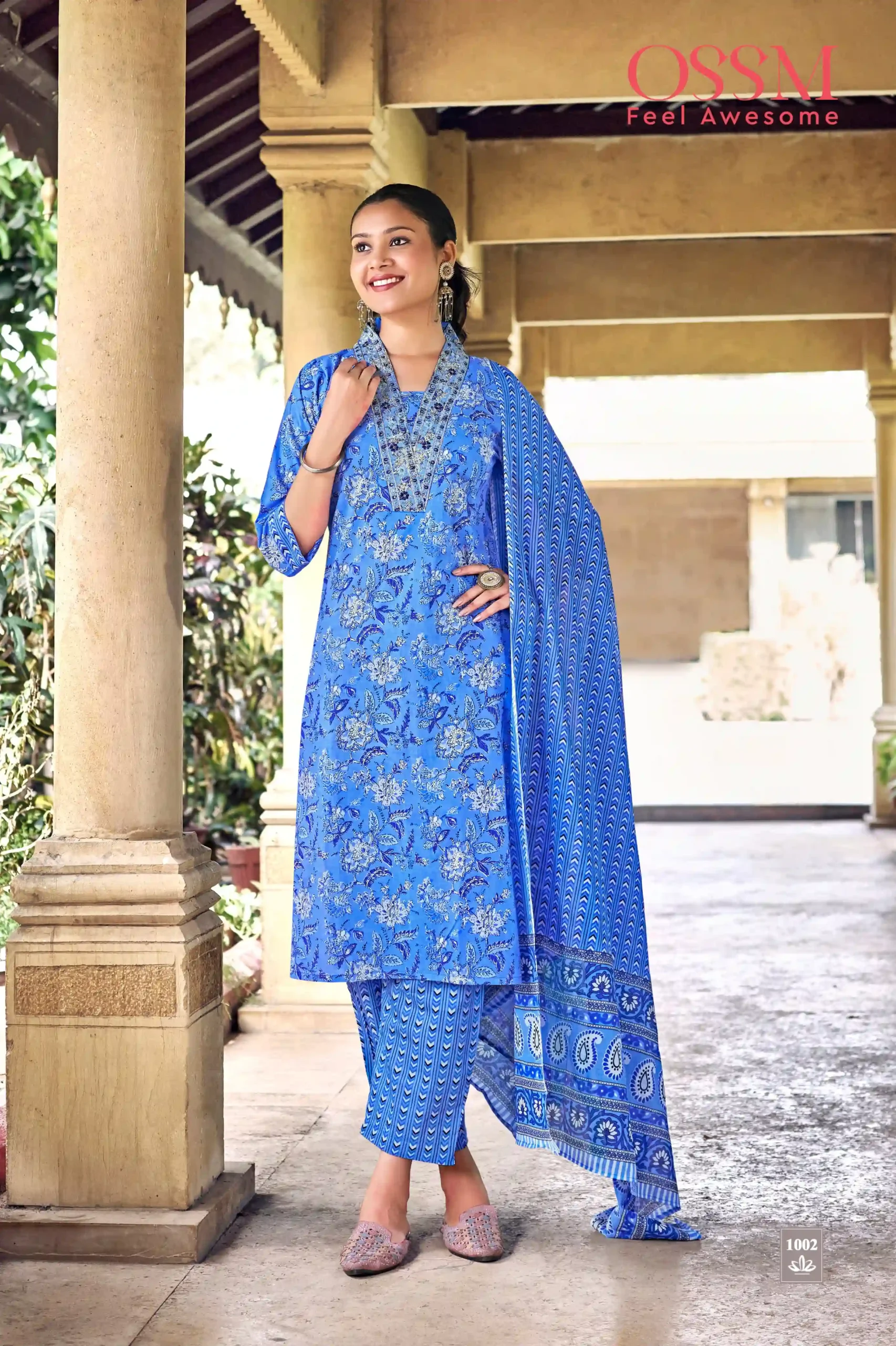 Ossm Malhar Vol 03 Cotton Prin Wholesale Readymade Salwar Suit Catalog — Wholesale Salwar Suits, MPA wholesale from Surat - Gallery Image 4